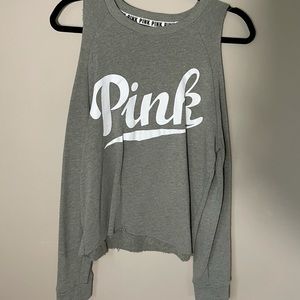 Victoria’s Secret Pink Open Shoulder Sweatshirt